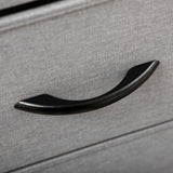 easycomfort easycomfort cassettiera 8 cassetti in tessuto rimovibili in legno e acciaio stile industriale 80x30x81 5cm