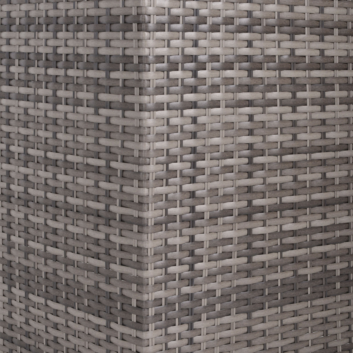 easycomfort easycomfort salotto da giardino con 2 divani e tavolo in pe rattan grigio