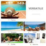 easycomfort easycomfort set 2 sdraio da giardino in pe rattan con cuscino imbottito grigio ean 8055776914077