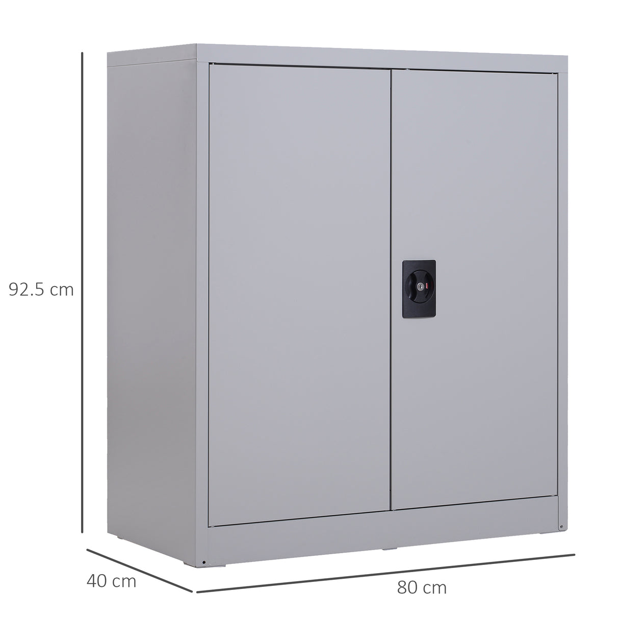 easycomfort easycomfort armadietto portadocumenti con chiusura di sicurezza in acciaio grigio 80x40x92.5cm ean 8054111848473