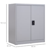 easycomfort easycomfort armadietto portadocumenti con chiusura di sicurezza in acciaio grigio 80x40x92.5cm ean 8054111848473