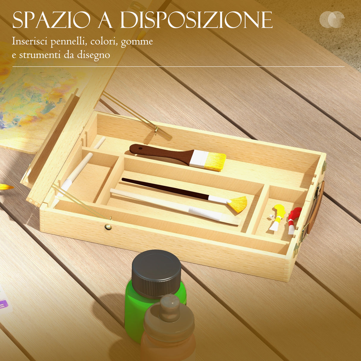 easycomfort easycomfort cavalletto da tavolo in legno pieghevole con altezza e angolazione regolabile