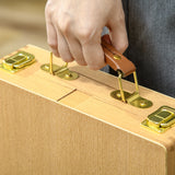 easycomfort easycomfort cavalletto da tavolo in legno pieghevole con altezza e angolazione regolabile