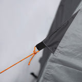 easycomfort easycomfort tenda da campeggio 4 posti impermeabile con vestibolo e finestre grigio ean 8055776911427