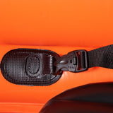 easycomfort easycomfort canoa gonfiabile 2 posti in pvc con 2 remi in alluminio e accessori arancione