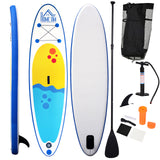 easycomfort easycomfort tavola gonfiabile sup stand up paddle con pagaia regolabile blu 305x76x10cm ean 8055776916408