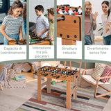 easycomfort easycomfort calcio balilla professionale in legno mdf 87x43x78cm