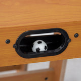 easycomfort easycomfort calcio balilla pieghevole in legno con 6 aste 18 giocatori e segnapunti 69x37x70cm