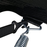 easycomfort easycomfort tappeto elastico per bambini e adulti con rete e bordo imbottito giochi da giardino e casa 244x240cm blu e nero ean 8054144139517