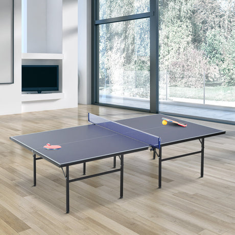 easycomfort easycomfort tavolo ping pong pieghevole in legno mdf e acciaio 152.5x274x76cm ean 8054144133720