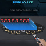 easycomfort easycomfort tapis roulant elettrico pieghevole salvaspazio con telecomando e chiave di sicurezza 1 6 kmh potenza 0.5hp 105x56x108.5cm ean 8054144138893