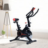 easycomfort easycomfort cyclette per allenamento aerobico con display lcd resistenza regolabile voltano 6 kg nero e rosso ean 8054144138374