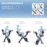 easycomfort easycomfort cyclette pieghevole 2 in 1 resistenza magnetica regolabile 8 livelli nero ean 8055776912271