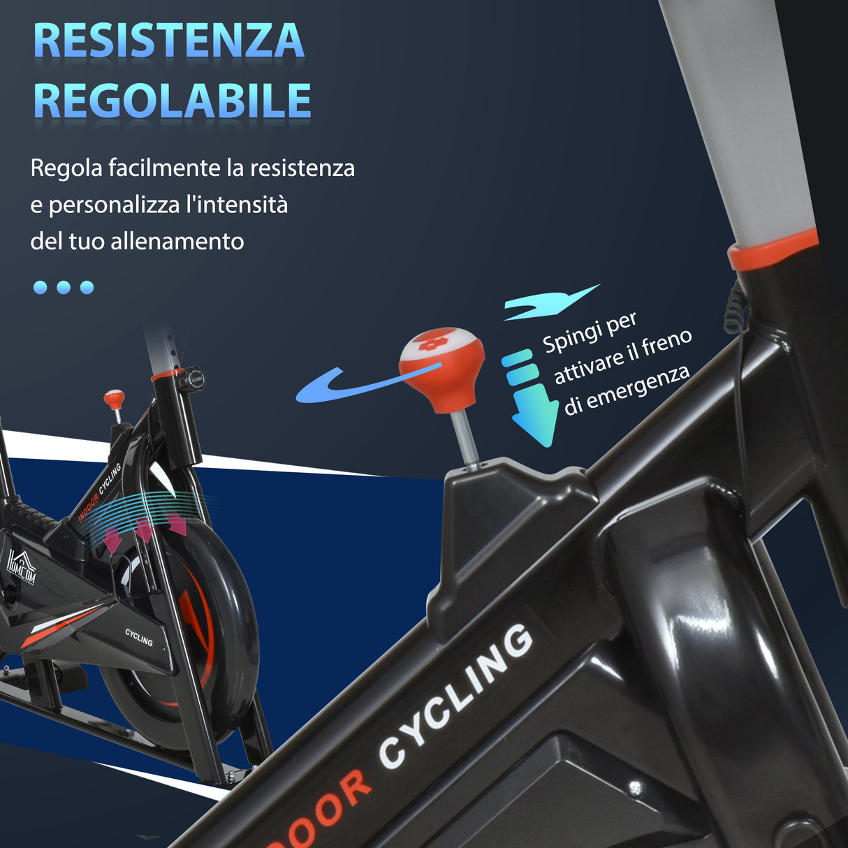 easycomfort easycomfort cyclette per allenamento cardio trainer con monitor lcd in acciaio nero ean 8055776913803