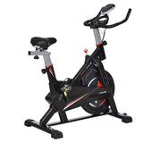 easycomfort easycomfort cyclette per allenamento cardio trainer con monitor lcd in acciaio nero ean 8055776913803