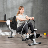 easycomfort easycomfort vogatore a 12 resistenze con monitor digitale e struttura in alluminio acciaio e abs 160x61x50 cm