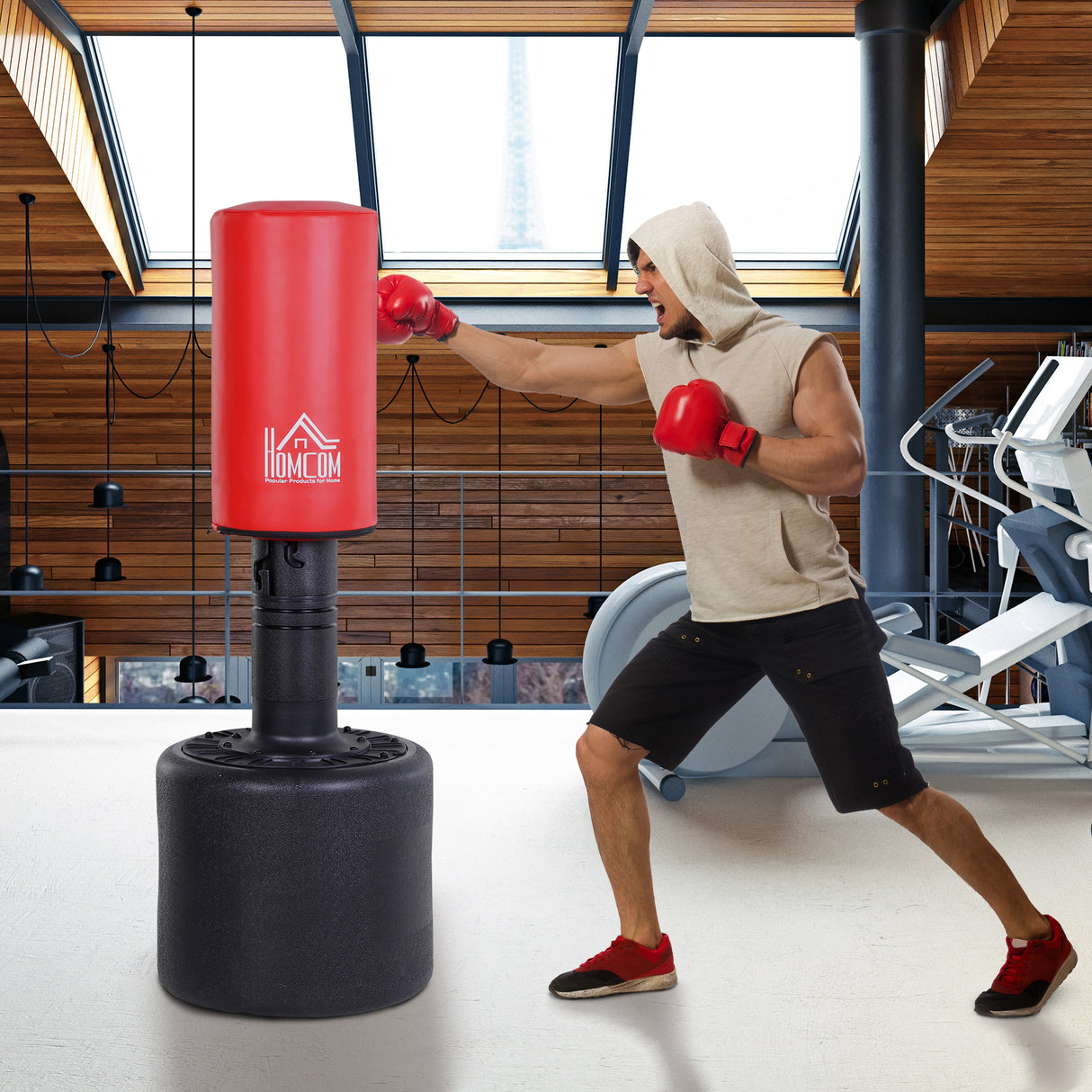 easycomfort easycomfort sacco boxe da terra altezza regolabile 145 172cm con base riempibile ean 8054144139739