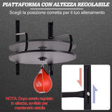 easycomfort easycomfort sacco boxe pera veloce con piattaforma e accessori inclusi ean 8054111845809