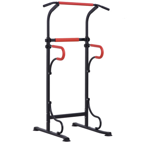 easycomfort easycomfort barra per trazioni power tower stazione fitness multifunzione regolabile 171 219cm nero rosso ean 8054144132037