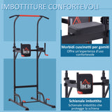 easycomfort easycomfort barra per trazioni power tower stazione fitness multifunzione 181 229cm ean 8054144139357