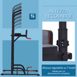 easycomfort easycomfort barra per trazioni power tower stazione fitness multifunzione 181 229cm ean 8054144139357