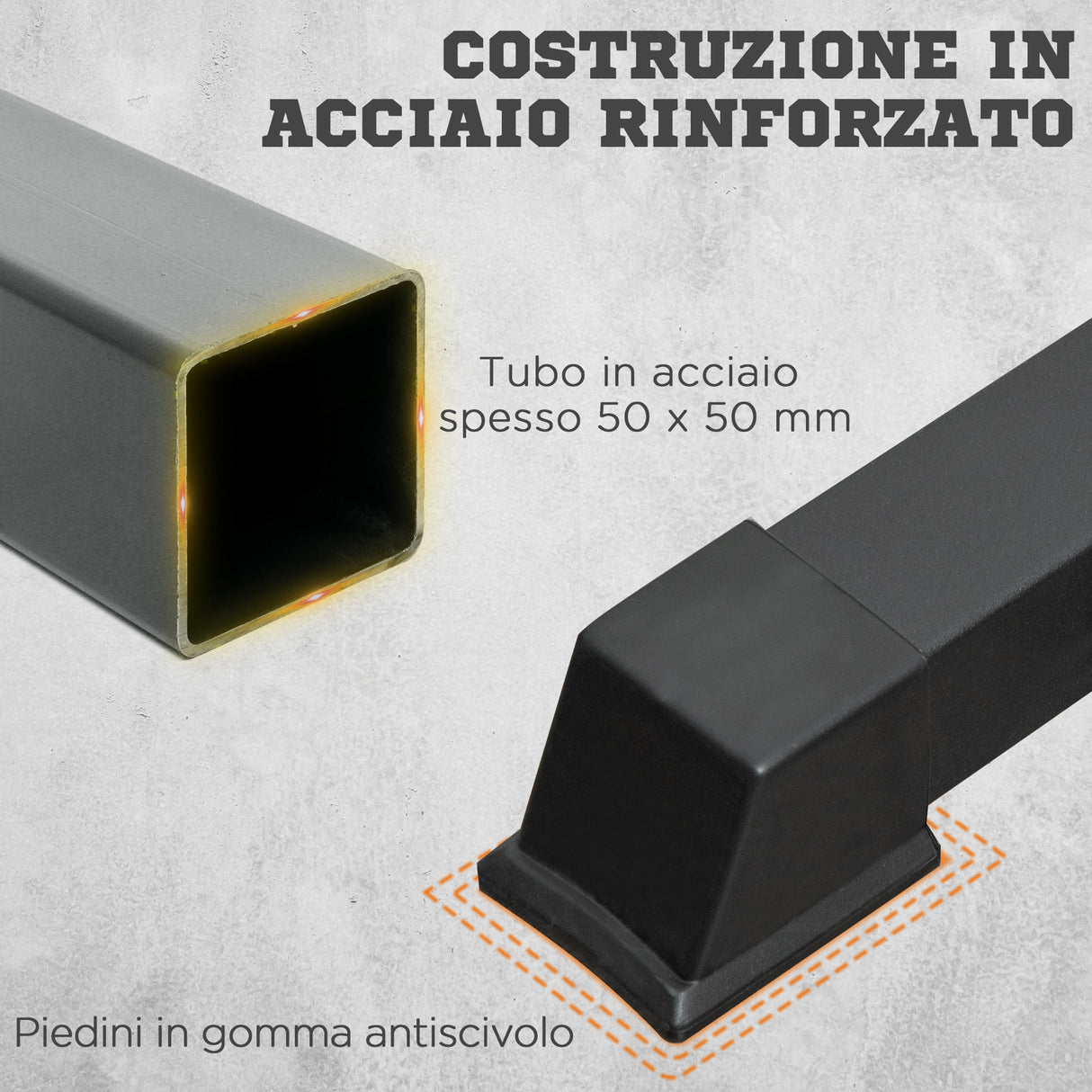 easycomfort easycomfort porta bilanciere regolabile con supporti per dip station e push up 111 151x69x120 150 cm nero