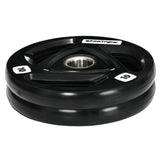 easycomfort easycomfort set di 2 dischi pesi da 10kg in acciaio con rivestimento in gomma per bilanciere