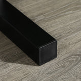 easycomfort easycomfort porta pesi con 2 ripiani in acciaio per palestra casa e ufficio 92 5x50 5x80 5cm nero