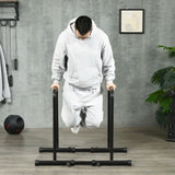 easycomfort easycomfort barra per dip in acciaio ad altezza regolabile con 6 lunghezze regolabili 90 102x65x80 90 cm nera