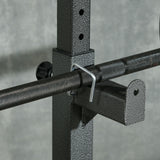 easycomfort easycomfort supporto per bilanciere con altezza e larghezza regolabili in acciaio ed eva 60 87x65x121 158cm nero