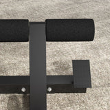 easycomfort easycomfort sedia romana ad altezza regolabile con imbottitura spessa in acciaio e pu 126x70x67 84 cm nera