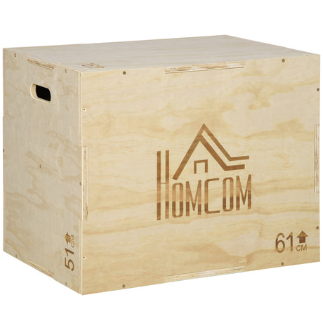 easycomfort easycomfort plyo box in legno a 3 altezze jumping box pliometrico capacita 120kg 61x51x76cm
