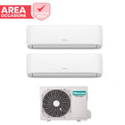 hisense area occasioni climatizzatore condizionatore hisense dual split inverter serie hi comfort 99 con 2amw35u4rgc r 32 wi fi integrato 90009000