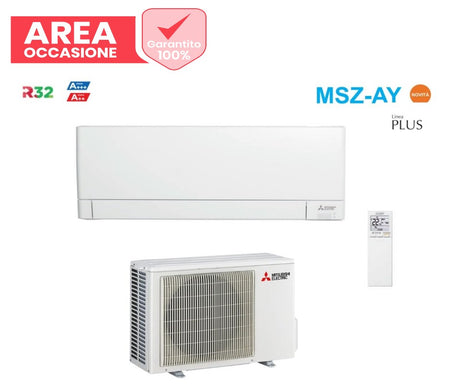 mitsubishi electric area occasioni climatizzatore condizionatore mitsubishi electric inverter linea plus serie msz ay 18000 btu msz ay50vgkp classe aa wi fi integrato r 32