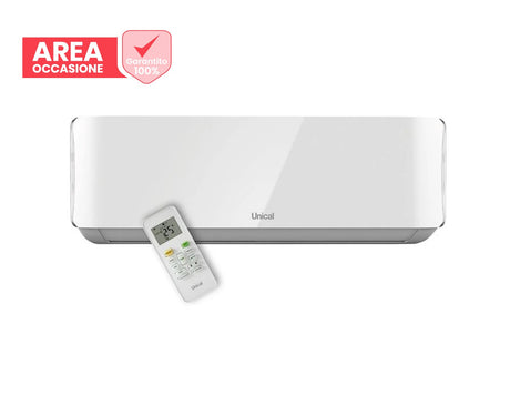 unical area occasioni unita interna a parete unical inverter serie air cristal 10000 btu kmun 10hi r 32 wi fi optional