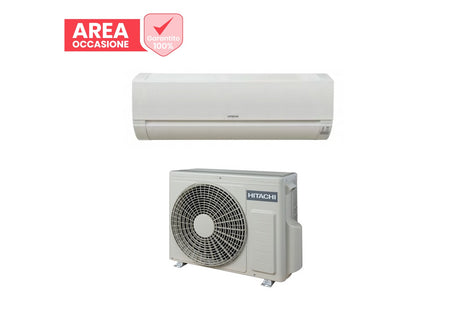 hitachi area occasioni climatizzatore condizionatore hitachi inverter serie dodai frost wash 9000 btu rak 25ref r 32 wi fi optional