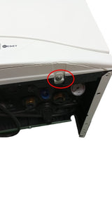 ariston area occasioni caldaia a condensazione ariston hs premium 24 e metano completa di kit scarico fumi