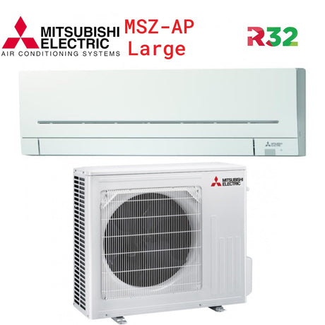 mitsubishi electric climatizzatore condizionatore mitsubishi electric inverter serie ap 24000 btu msz ap71vg r 32 modello large wi fi optional ean 8059657009395
