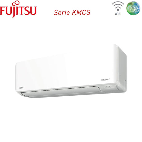 fujitsu unita interna a parete fujitsu serie km airstage 14000 btu aseh14kmcg r 32 wi fi integrato ean 4974437997096