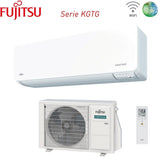 fujitsu climatizzatore condizionatore fujitsu inverter serie kg 14000 btu asyg14kgtf codice 3ngf87225 r 32 wi fi integrato classe aa
