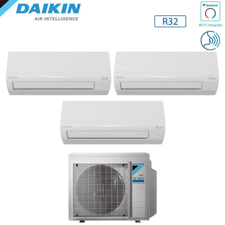 daikin climatizzatore condizionatore daikin trial split inverter serie siesta 999 con 3amxf52a r 32 wi fi optional 900090009000