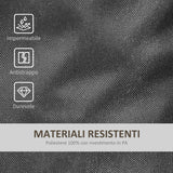 easycomfort easycomfort piedistallo zavorra per ancoraggio gazebo 4 pezzi nero