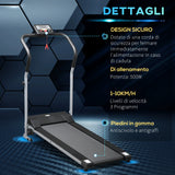 easycomfort easycomfort tapis roulant elettrico e tapirulan salvaspazio pieghevole con schermo lcd motore 500w velocita 10kmh ean 8055776912820