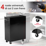 easycomfort easycomfort carrello cassettiera porta utensili per officina nero 61.5x33x85cm ean 8054144137582