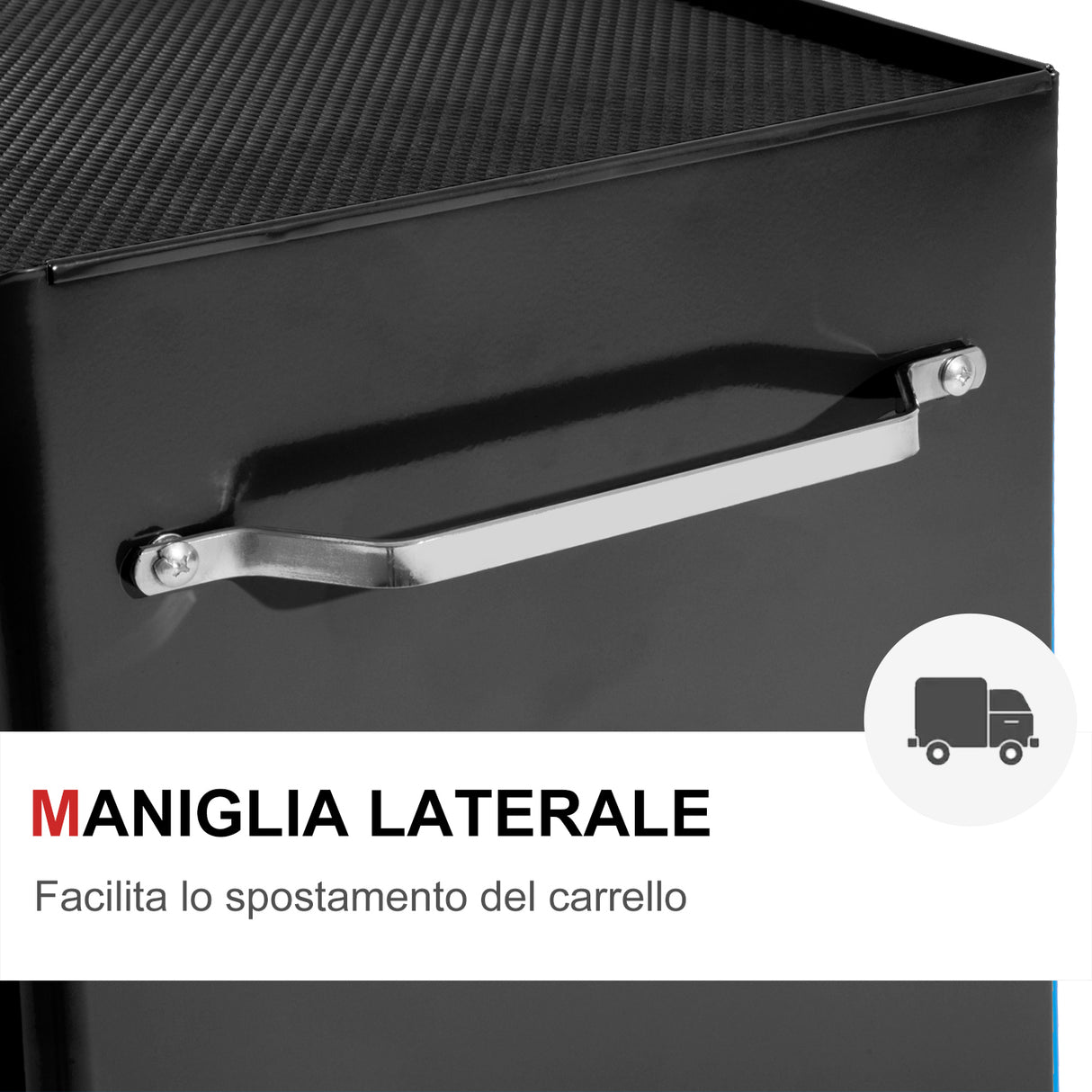 easycomfort easycomfort carrello cassettiera porta utensili per officina nero 61.5x33x85cm ean 8054144137582