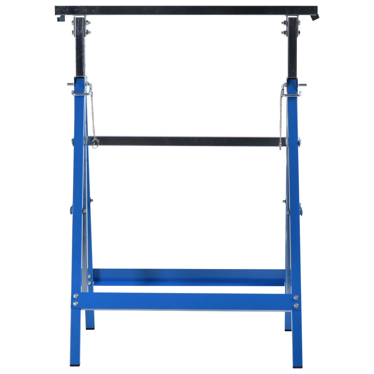 easycomfort easycomfort set 2 cavalletti da lavoro pieghevoli telescopici in tubi dacciaio 68 x 58 x 80 ean 8054111843225