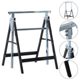 easycomfort easycomfort set 2 cavalletti da lavoro pieghevoli telescopici altezza regolabile in tubi dacciaio ean 8054111842198