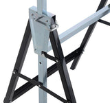 easycomfort easycomfort set 2 cavalletti da lavoro pieghevoli telescopici altezza regolabile in tubi dacciaio ean 8054111842198