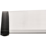 easycomfort easycomfort pensilina tettoia per porta o finestra impermeabile e anti uv in policarbonato 75 x 120 x 23 cm ean 8054111845328