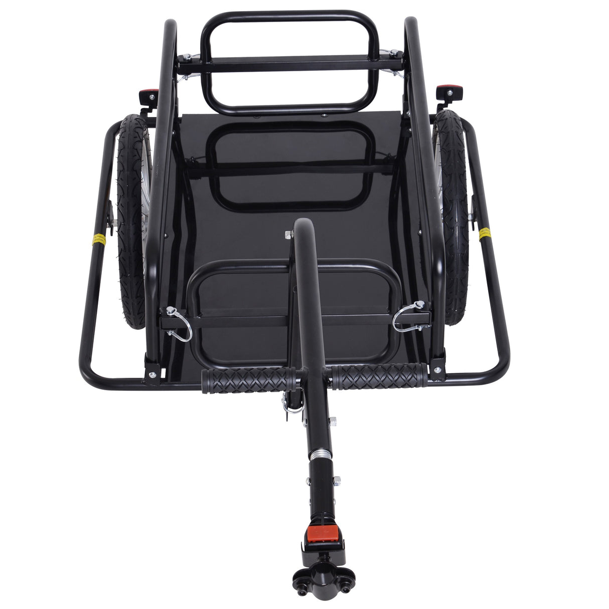 easycomfort easycomfort carrello rimorchio per bicicletta nero 156x72x82cm portata 36kg ean 8054144133515